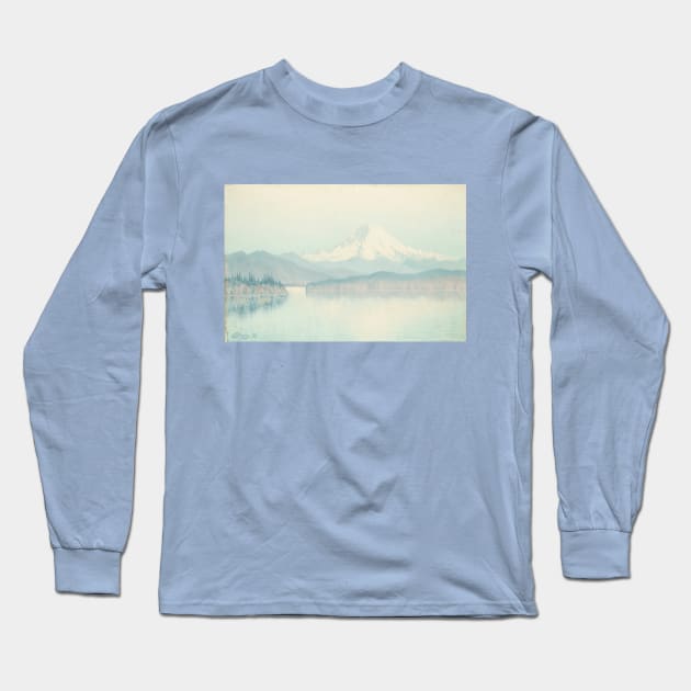 Painting of Mount Rainier Long Sleeve T-Shirt by terrybain